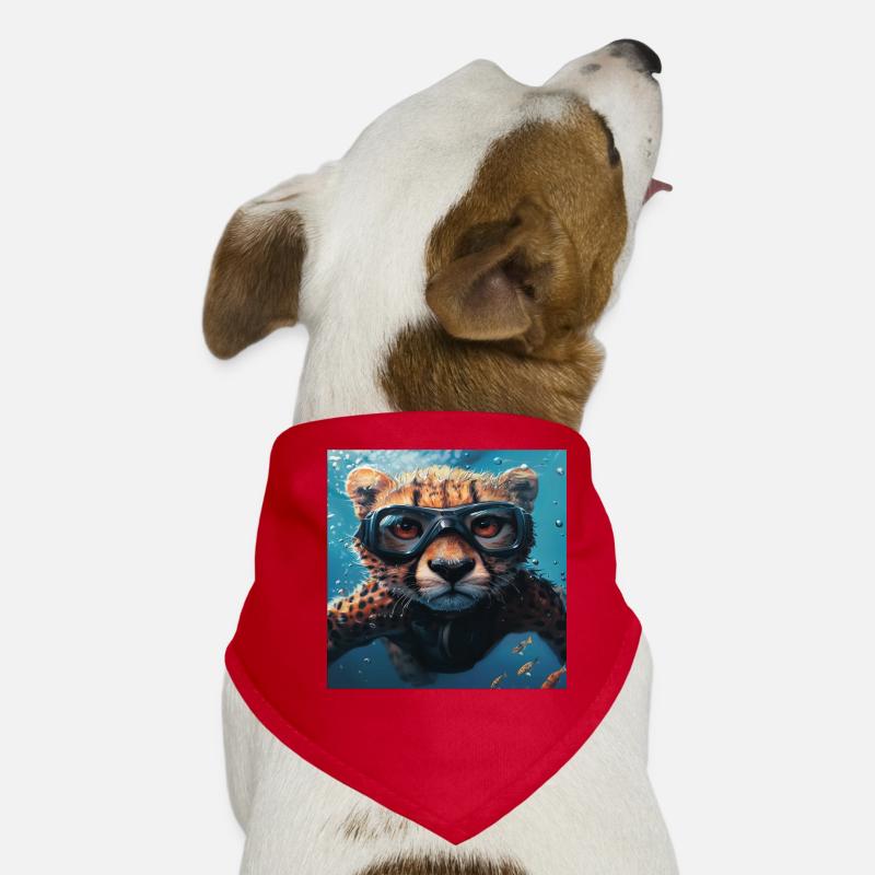 Guépard Bandana pour chien