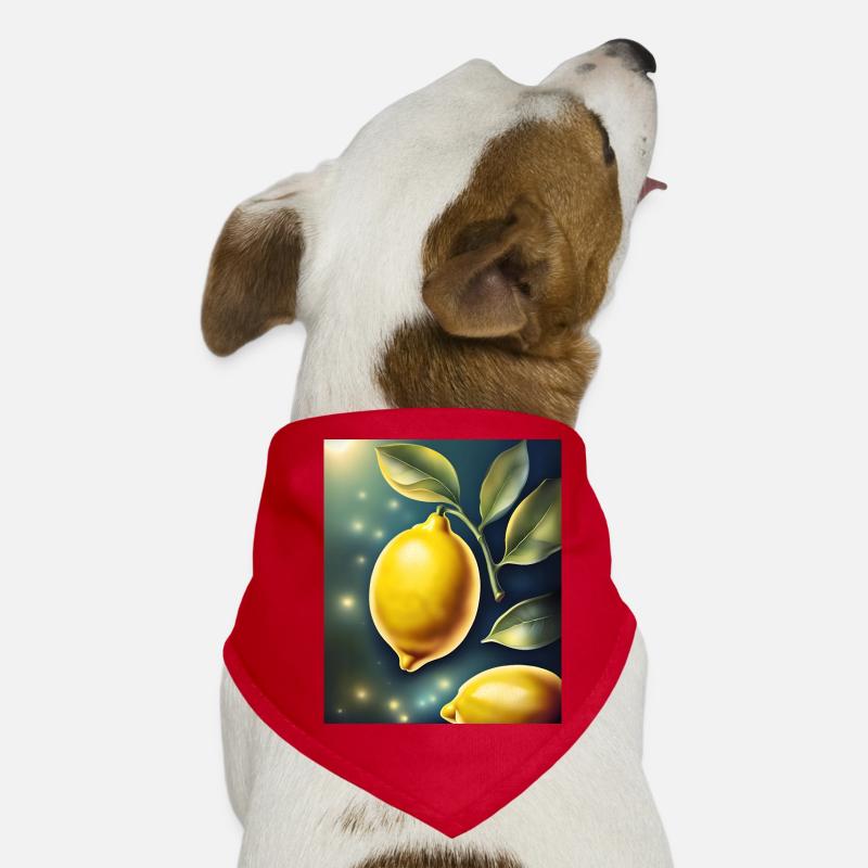 Healthy lemon lemon Dog Bandana