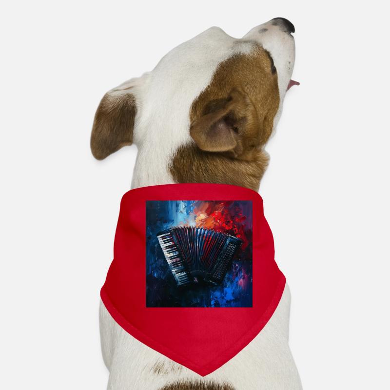 Akkordeon Hunde-Bandana