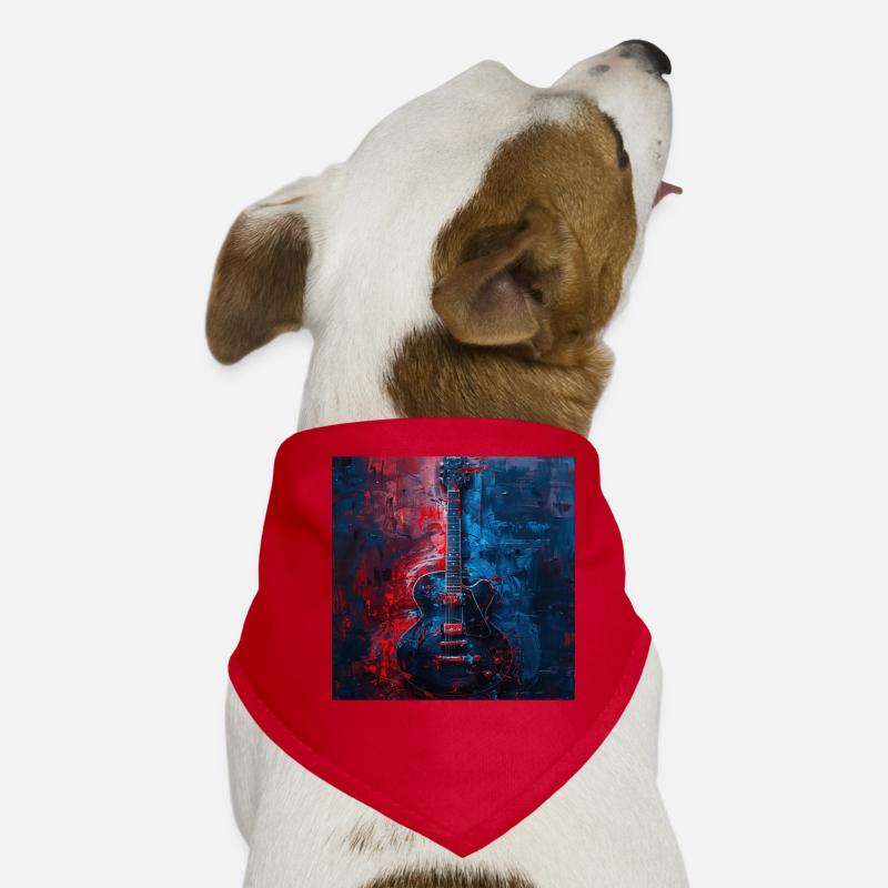 Gitarre Hunde-Bandana