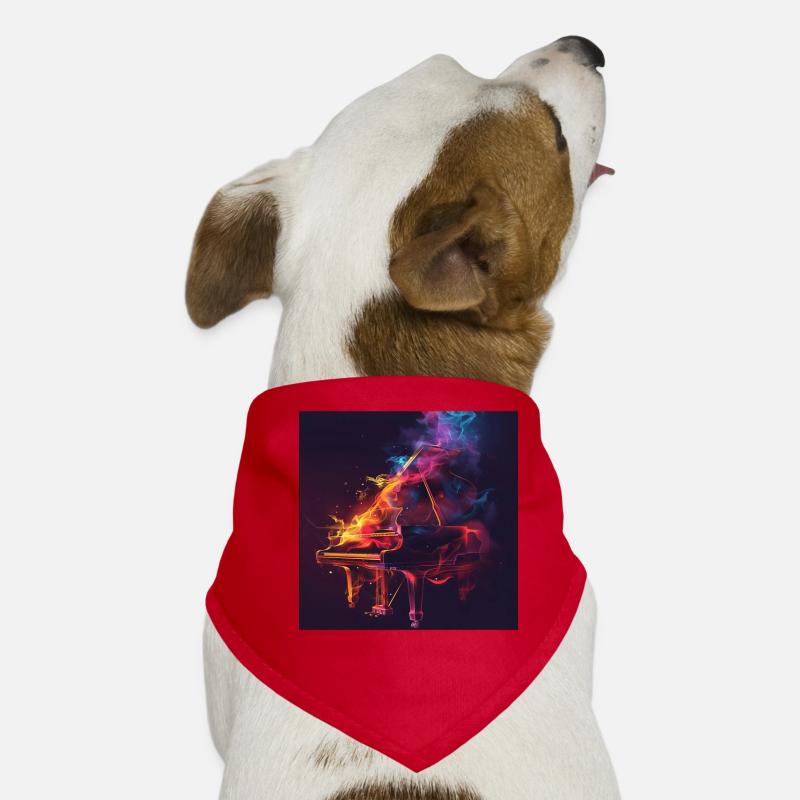 Klavier Hunde-Bandana