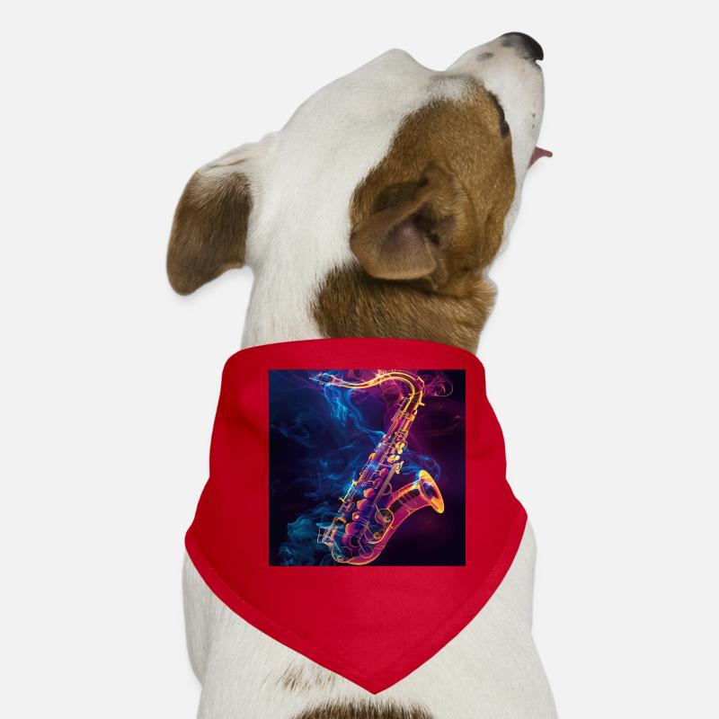 Saxophone Dog Bandana
