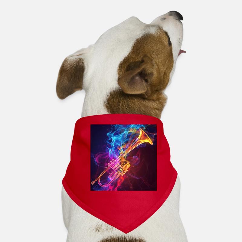 Trompete Hunde-Bandana