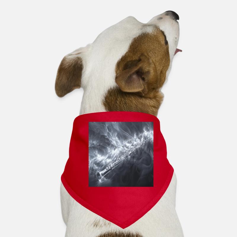 Querflöte Hunde-Bandana