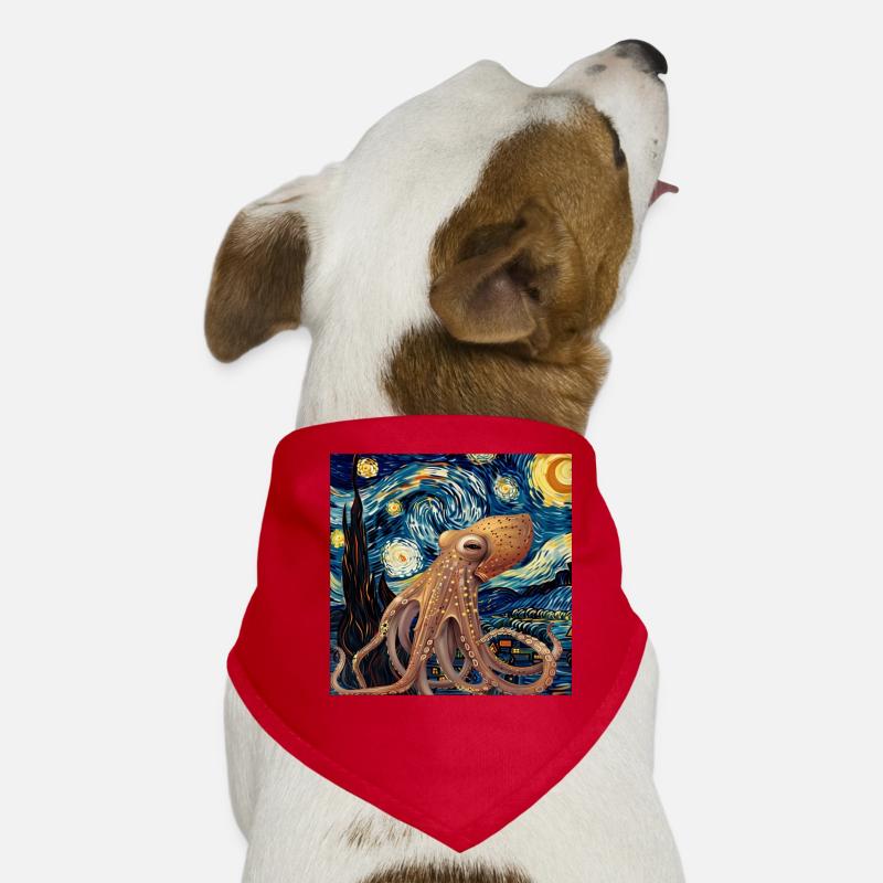 Tintenfisch Hunde-Bandana