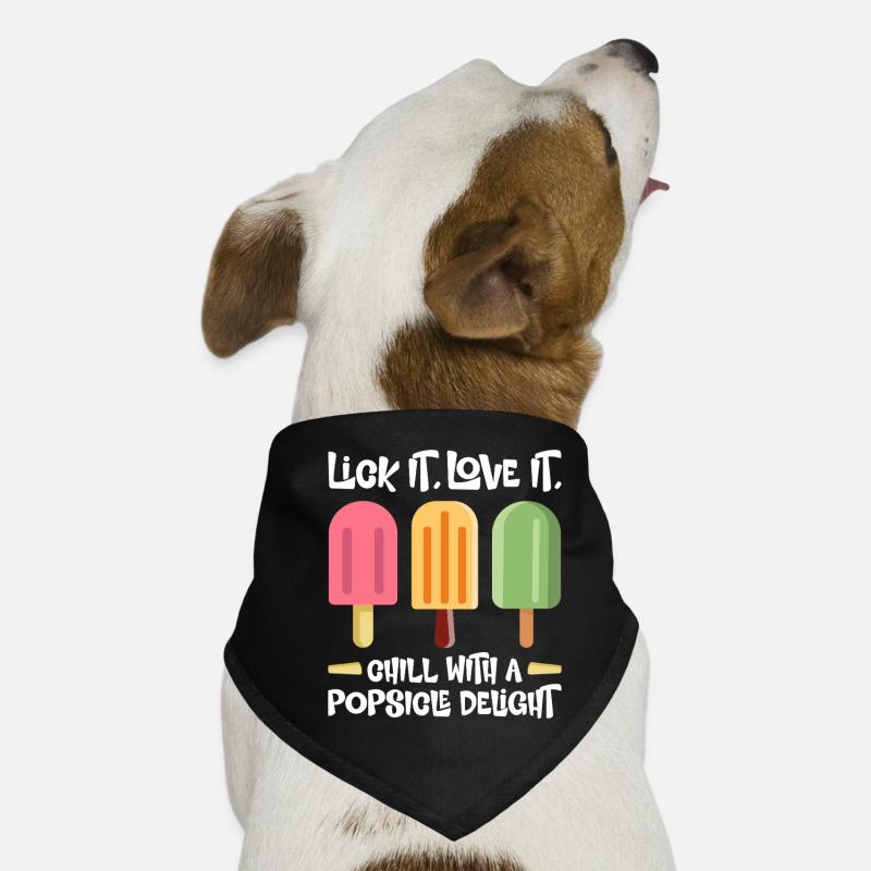 Sommer Eis Stiel Lustige Eiscreme Beach Pool Party Hunde-Bandana