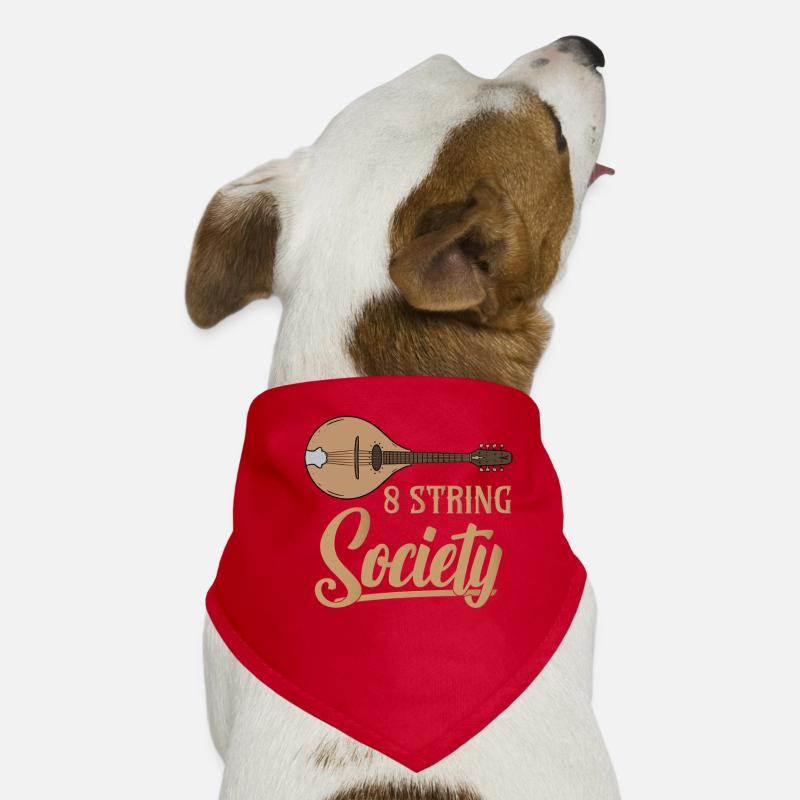 Mandoline 8 String Society Hunde-Bandana