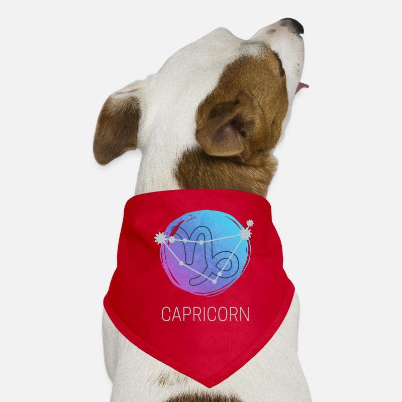 Steinbock Tierkreiszeichen Horoskop Sternzeichen Hunde-Bandana