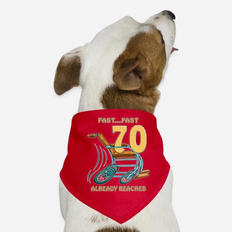 BIRTHDAY FAST...FAST 70 ALREADY REACHED Hunde-Bandana
