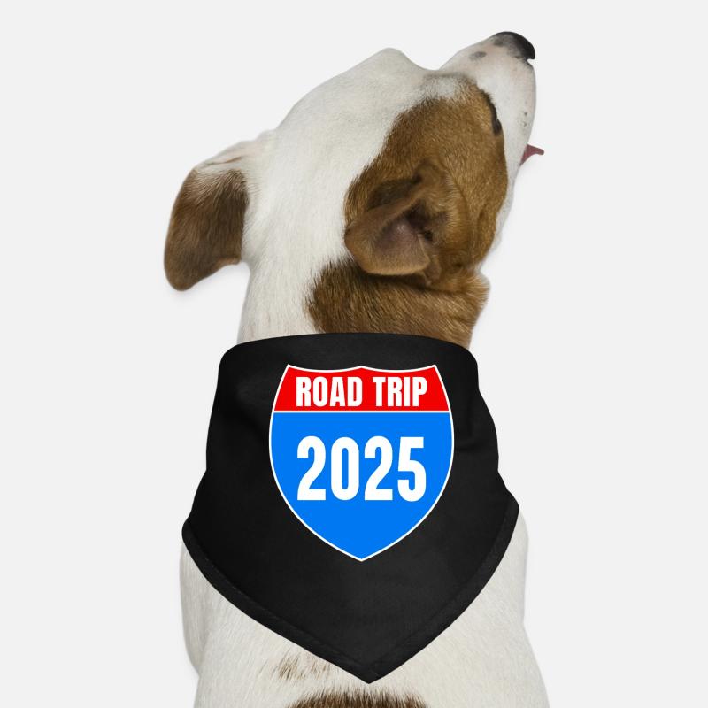 Road Trip 2025 Summer Vacation Dog Bandana