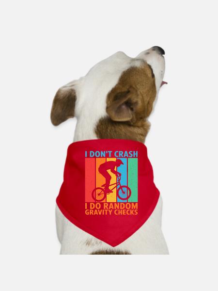 Bmx - Dog Bandana - red - Front