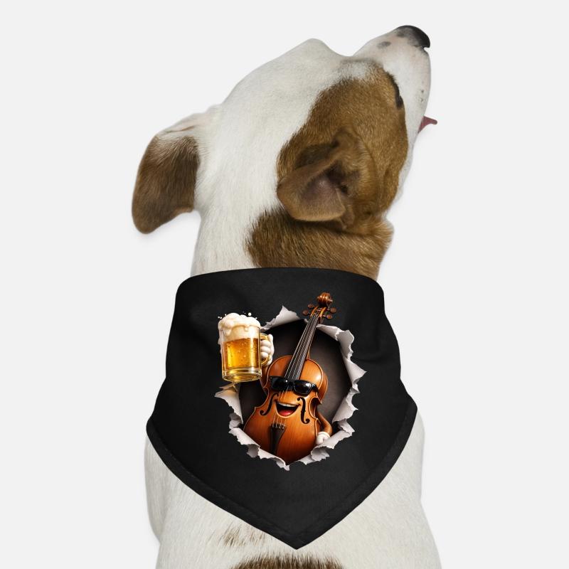 Bière au violoncelle Bandana pour chien