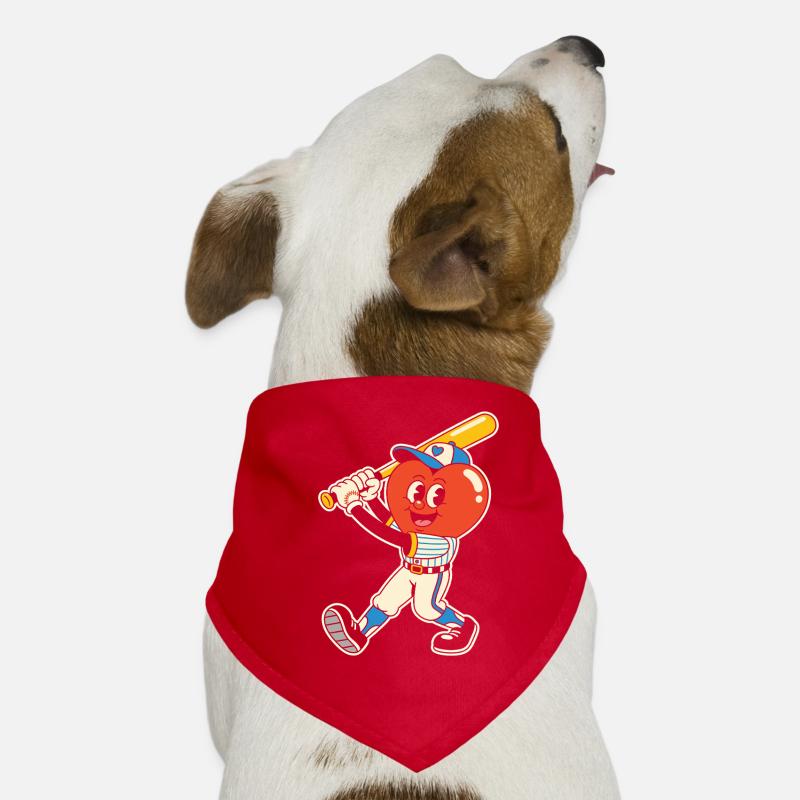 Cœur Baseball Bandana pour chien