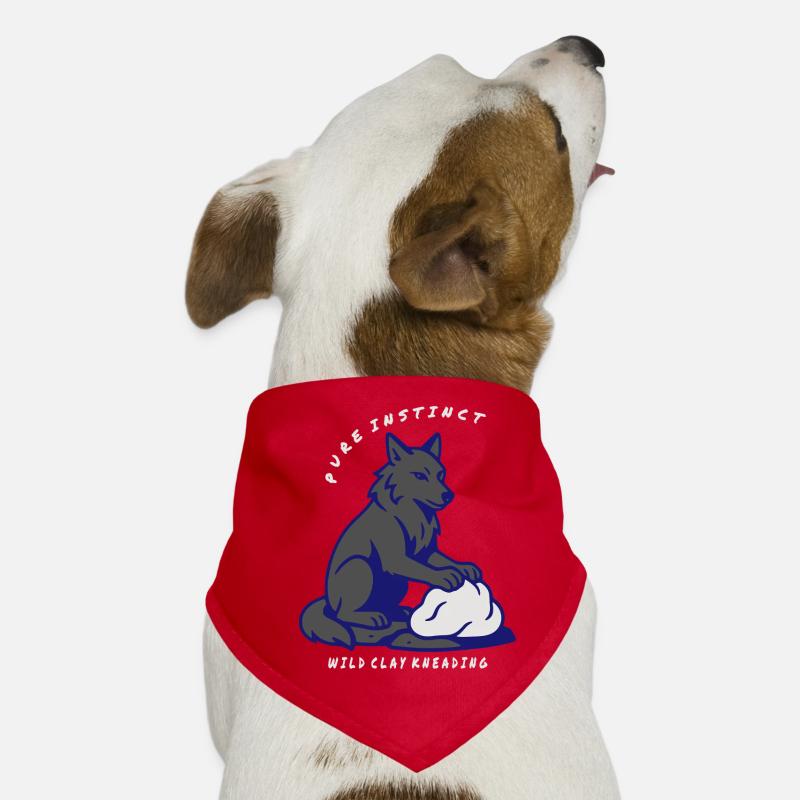 Wolf Instinct: Clay Kneading Dog Bandana