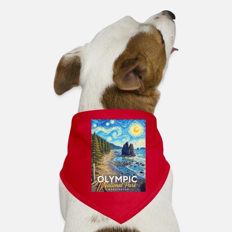 Parc national Kunststurm Washington Bandana pour chien