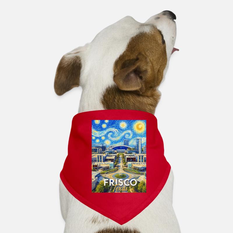 Frisco Texas Sternennacht Hunde-Bandana