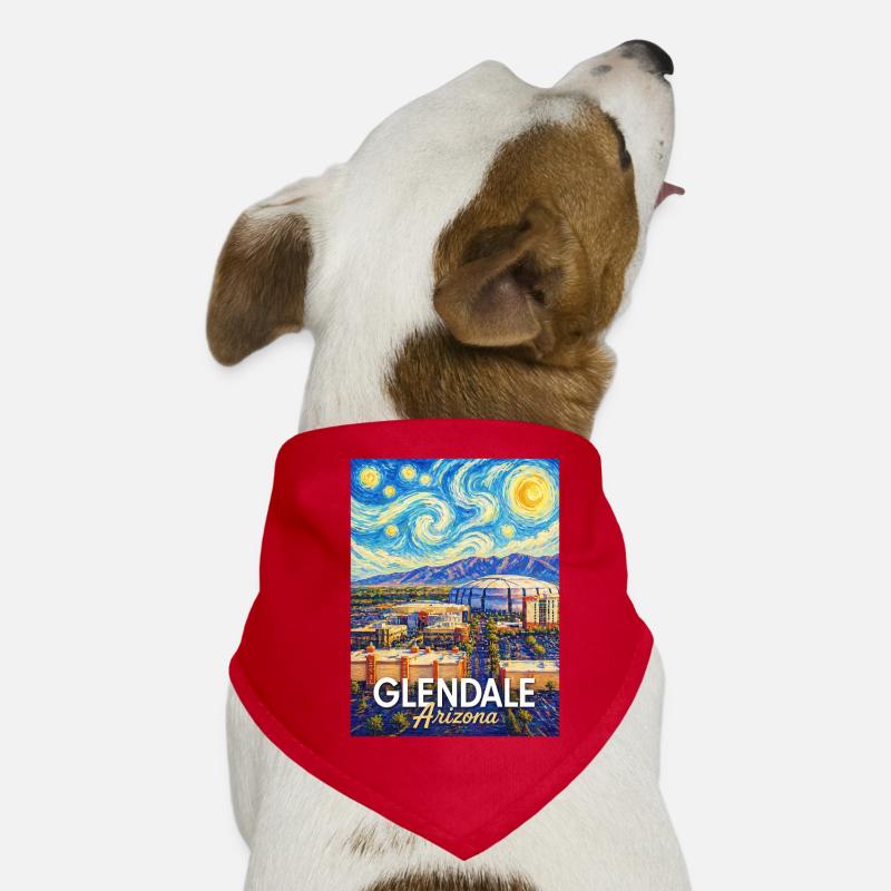 Glendale Arizona Sternennacht Hunde-Bandana