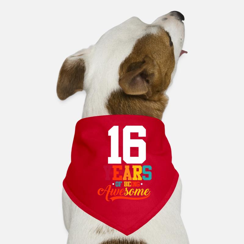 Seize ans à être génial Bandana pour chien