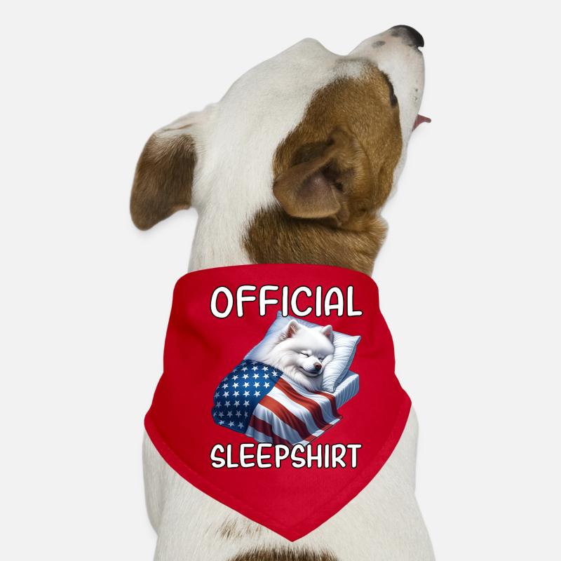 T-shirt de nuit Spitz US Bandana pour chien