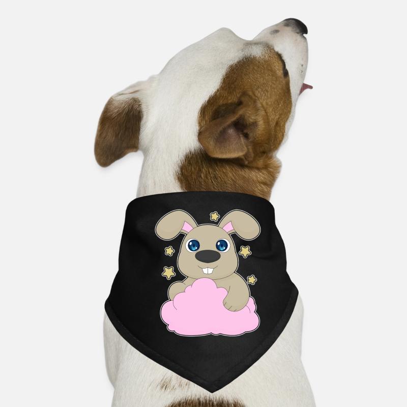 Nuages de lapin Bandana pour chien