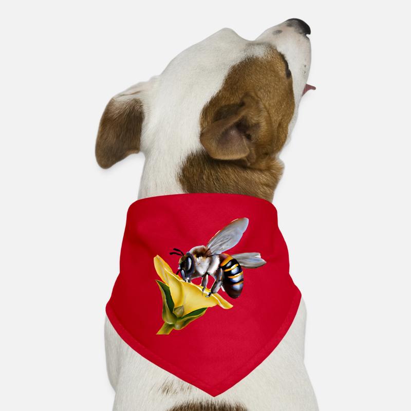 Industrious bee Dog Bandana