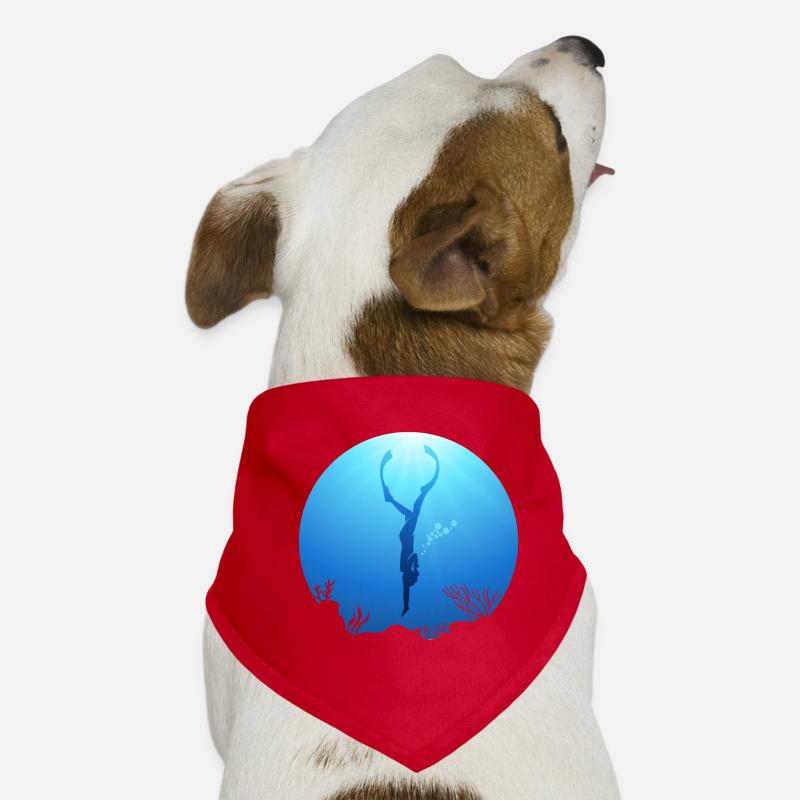 Plongeur et apnéiste Bandana pour chien