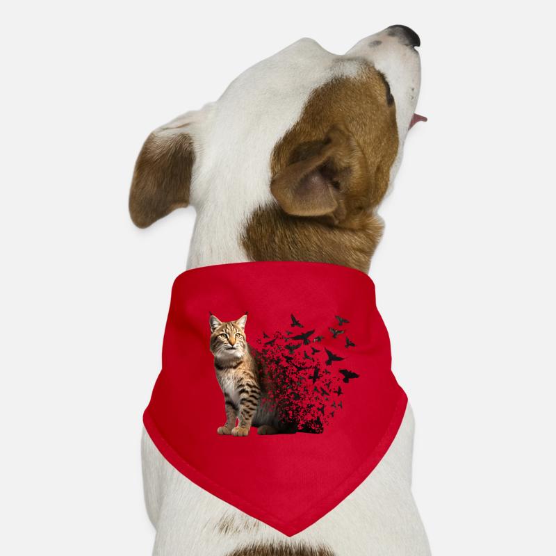 Rotluchs Hunde-Bandana