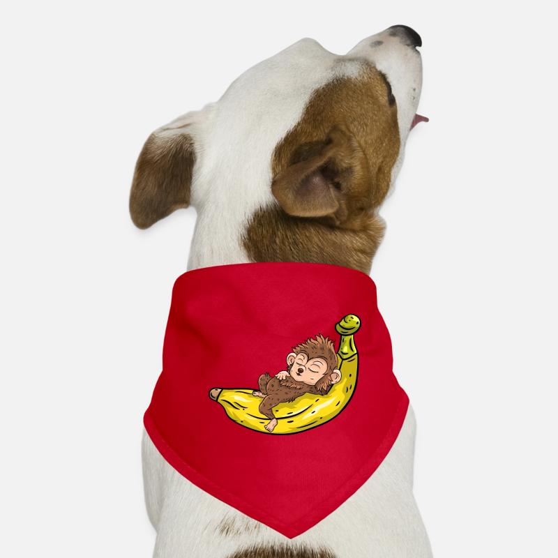 Süßer Affe Hunde-Bandana