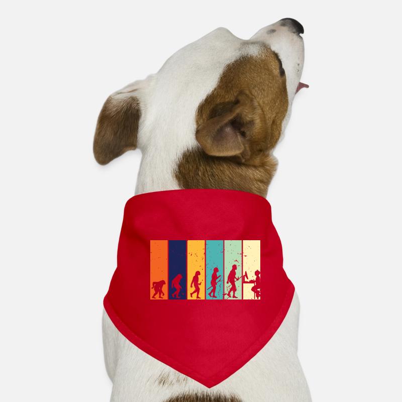 Gamer Evolution Gaming Geschenk Videospiele Zocker Hunde-Bandana