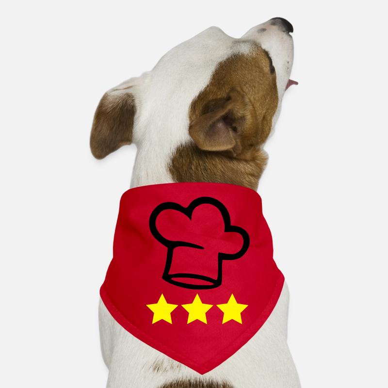 Chef's hat cook 3 stars Dog Bandana