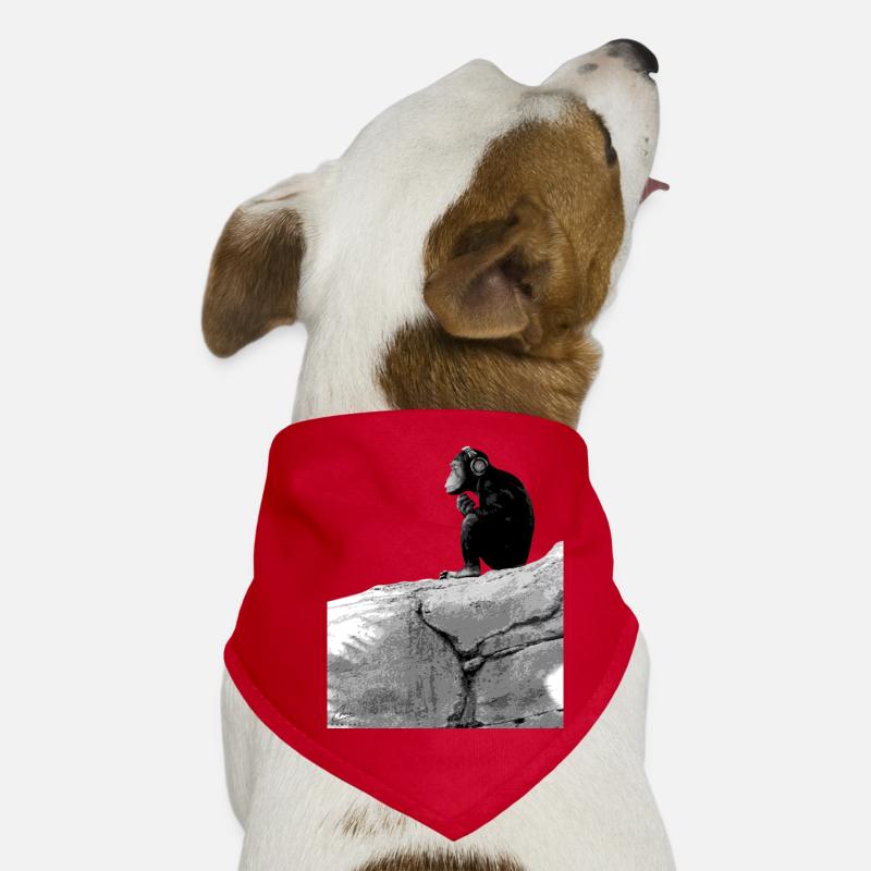 Musik-Affe Hunde-Bandana