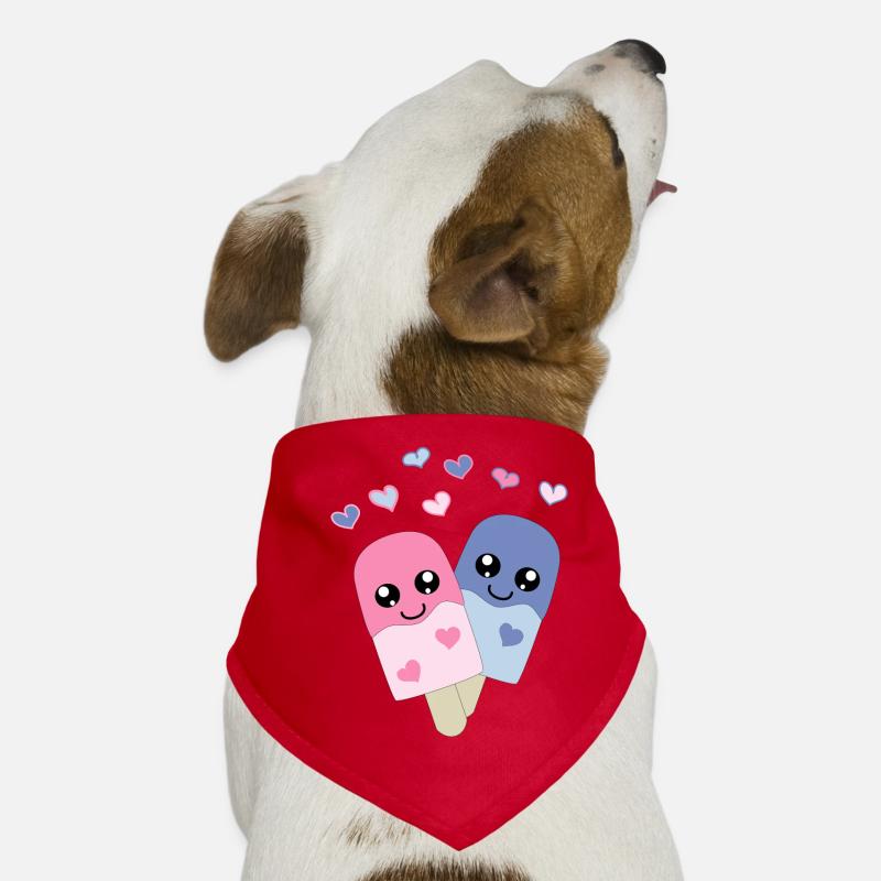 jolie glace dans le style Bandana pour chien