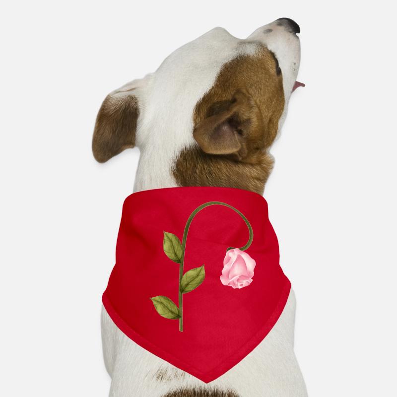 Rose Bandana pour chien