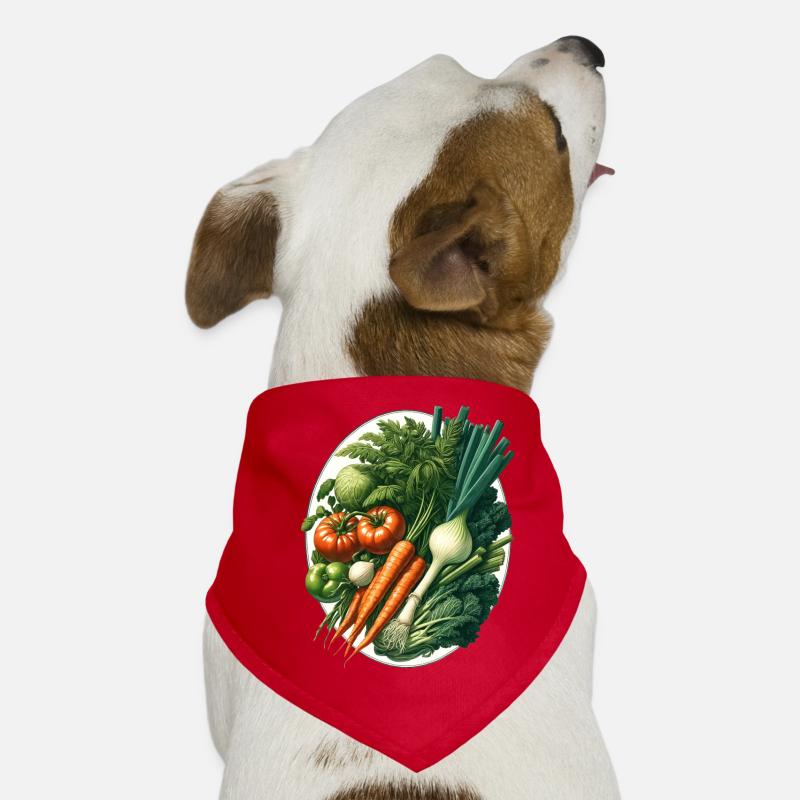 Vegetables Dog Bandana