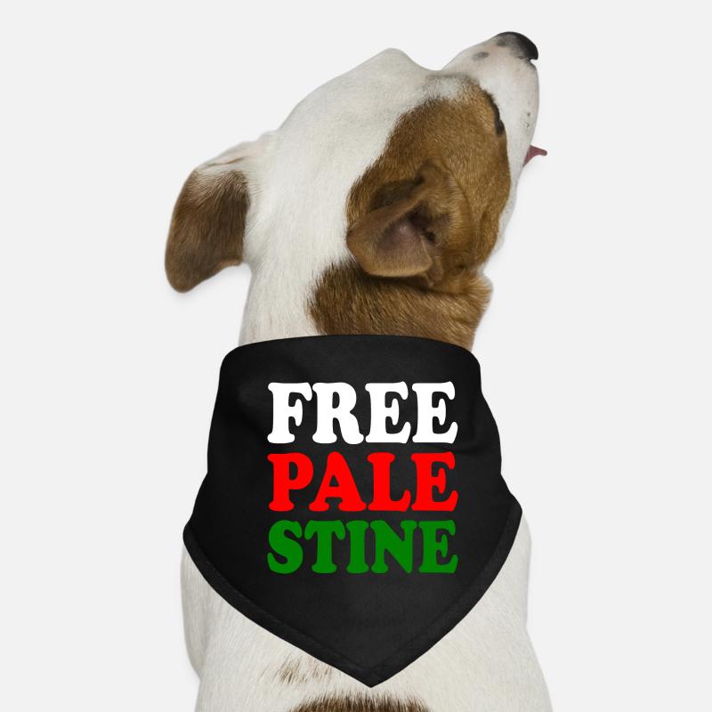 Free palestine Bandana pour chien