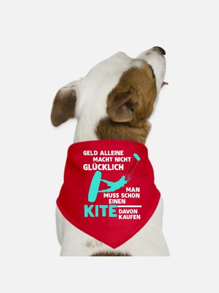 Kiteboarding Kitesurfer Kitesurfing - Hunde-Bandana - Rot
