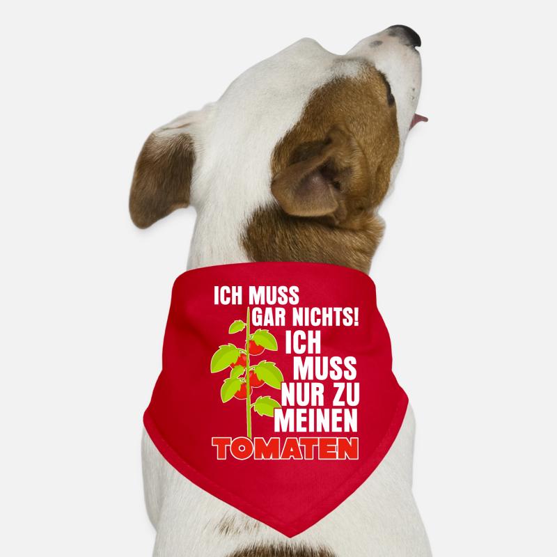 Tomaten Spruch Tomate Hunde-Bandana