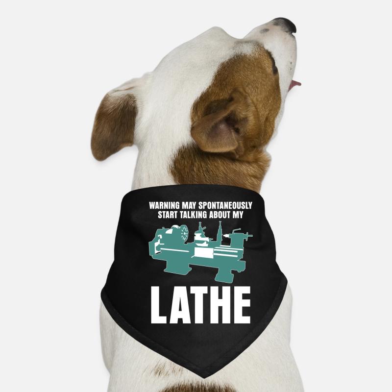 Zerspaner Drehmaschine Dreher Hunde-Bandana