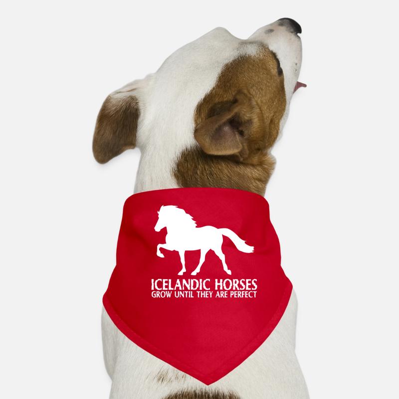 Islandpferd Perfektes Pferd Islandpferde Hunde-Bandana