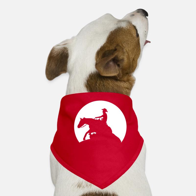 Reining Moon Riding Western Riding Dog Bandana