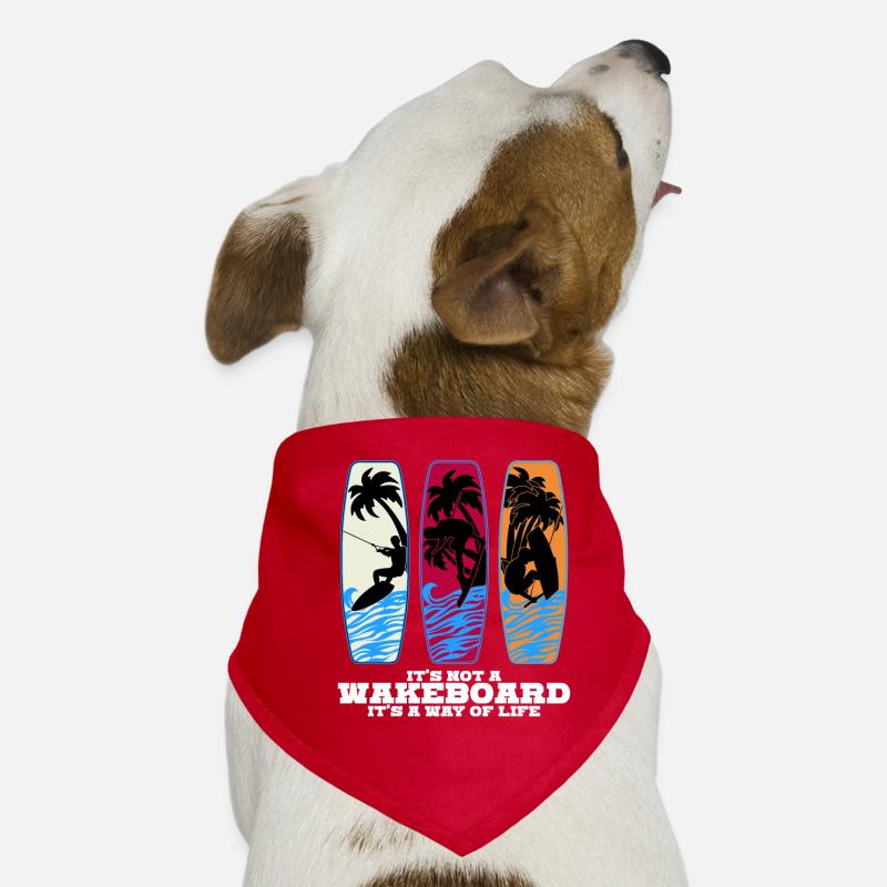 Wakeboard Wakeboarder Wakeboards Hunde-Bandana