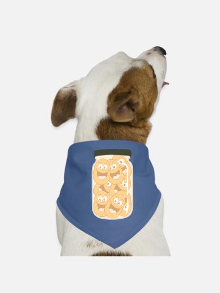 Potato in a jar Potatoes - Dog Bandana - red - Front
