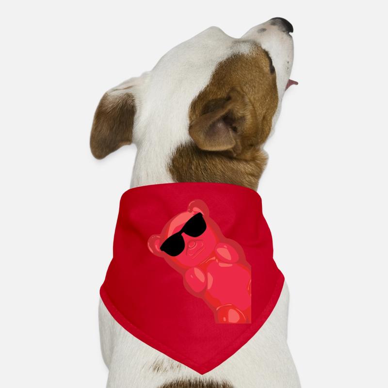 Gummibärchen mit Sonnenbrille Hunde-Bandana
