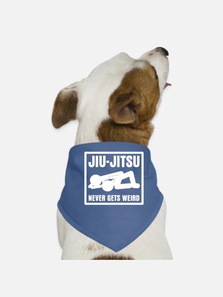 Ju-Jitsu BJJ Brazilian Jiu-Jitsu - Dog Bandana - red - Front