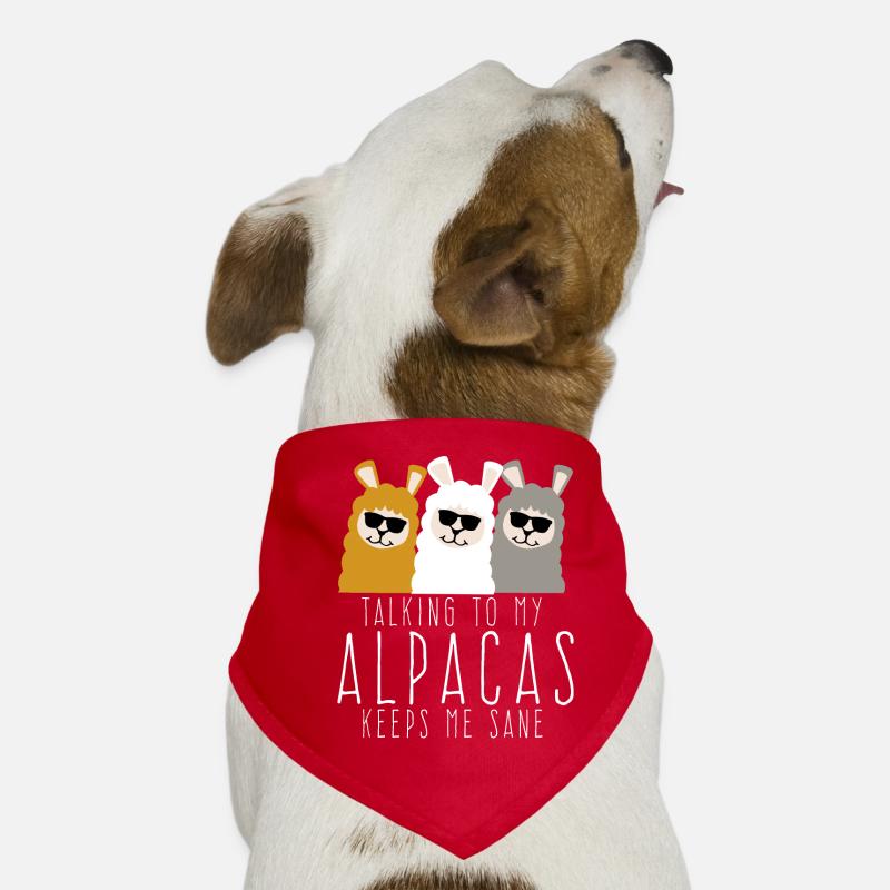 Alpacas Sunglasses Alpaca Dog Bandana