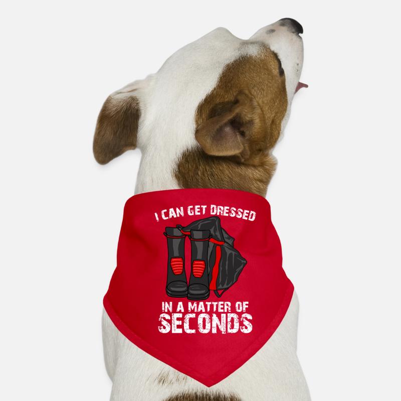 Fireman Fire Brigade Firefighter Hunde-Bandana