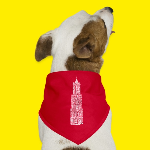 Utrecht Domtoren in line-art - Honden-bandana