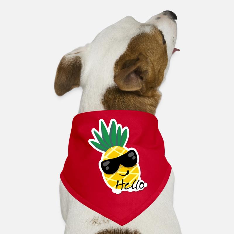 Hallo Ananas Hunde-Bandana