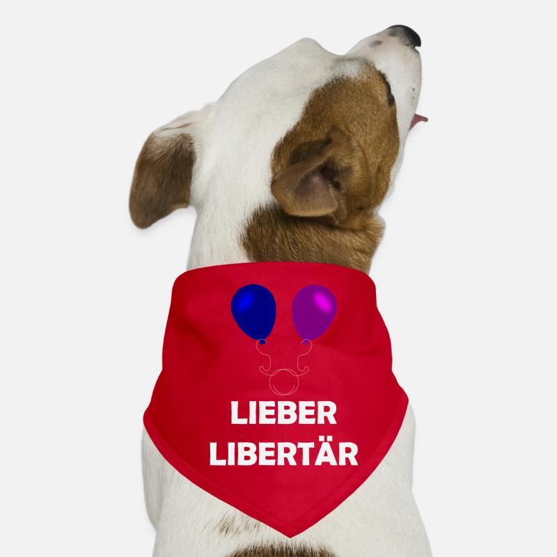 Lieber Libertär Hunde-Bandana