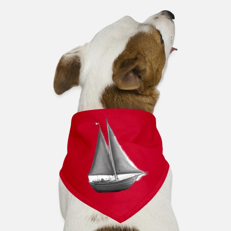 Sailing Sailing Ship Sailing Sailboat Sailor Dog Bandana